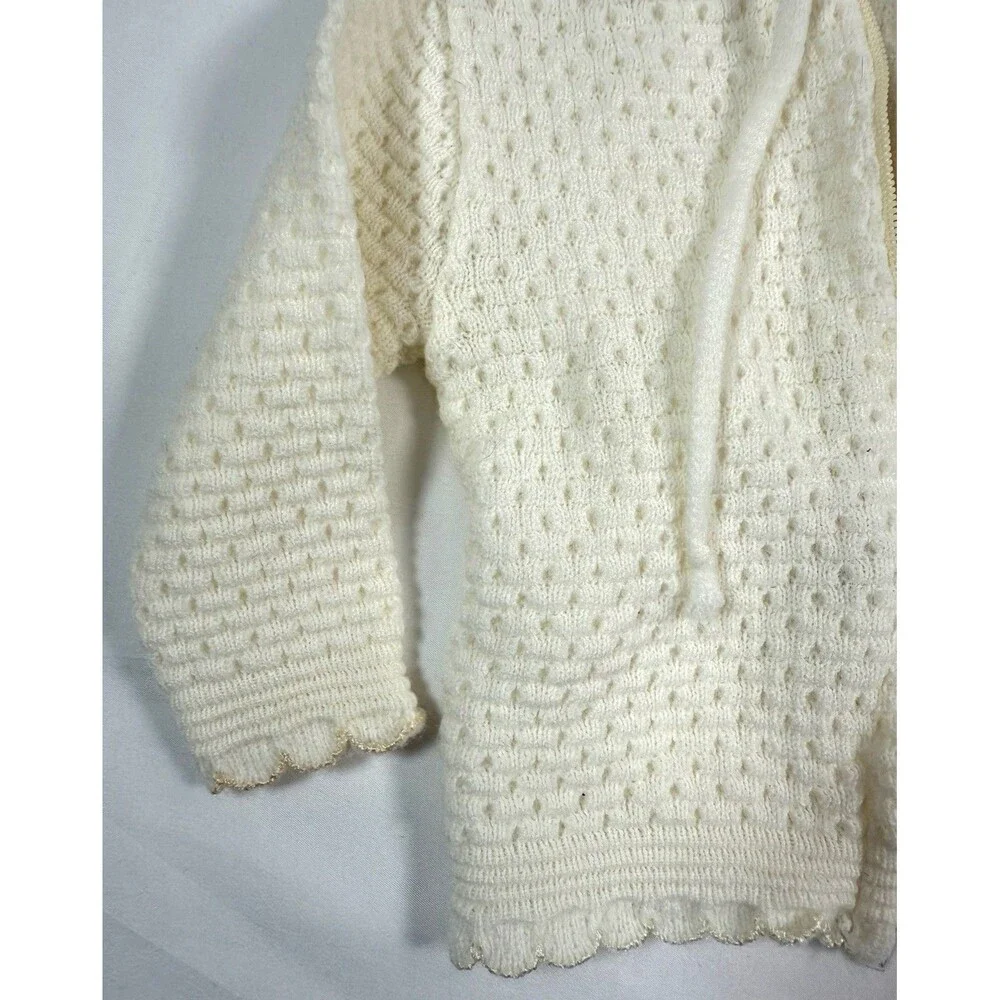 VINTAGE SEARS Unisex Winnie The Pooh‎ Knit Hooded Sweater Newborn